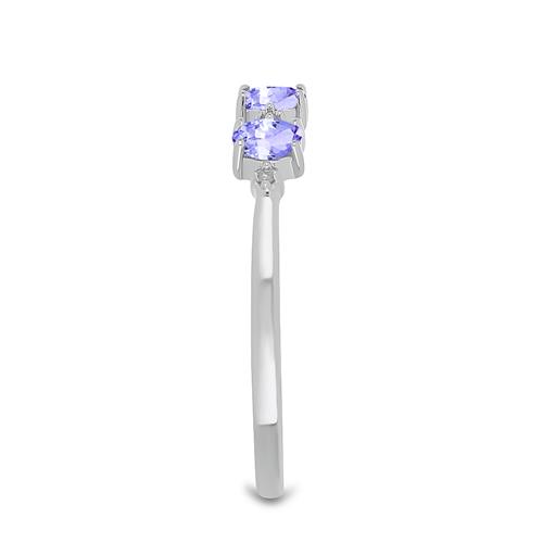 BUY 925 SILVER NATURAL TANZANITE GEMSTONE UNIQUE RING  